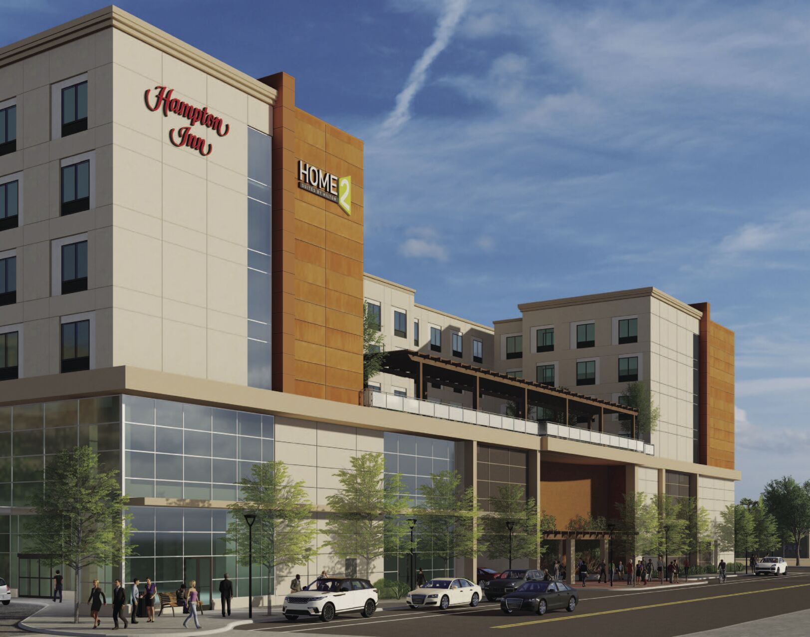 Hampton Inn and Home 2